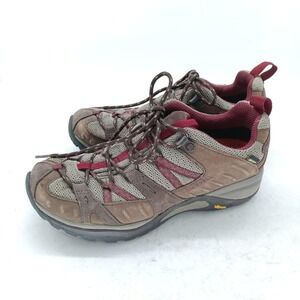 Merrell Brown and Burgundy Women's Trail Athletic Shoes